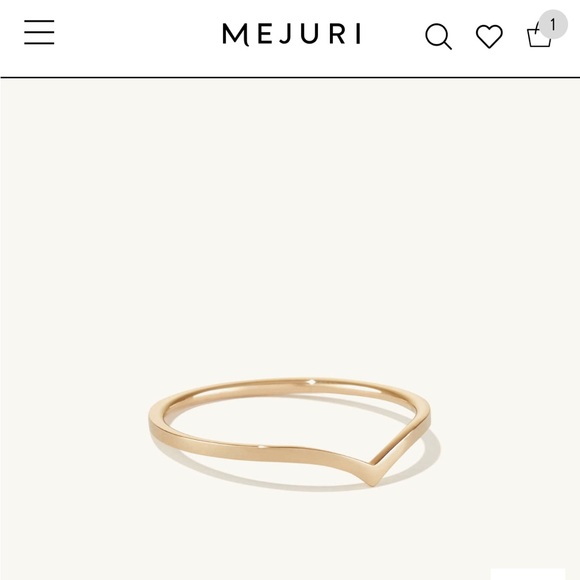 Mejuri wishbone ring - Picture 1 of 2
